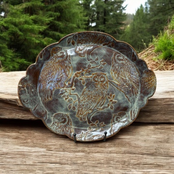 Owl Platter - Large