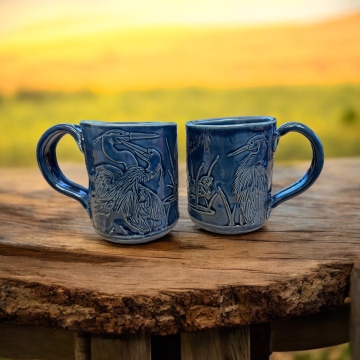 Mug - Heron Themed