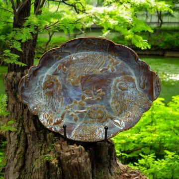 Owl Platter - Medium