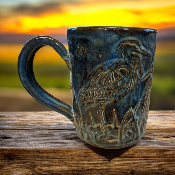 Mug - Heron Themed
